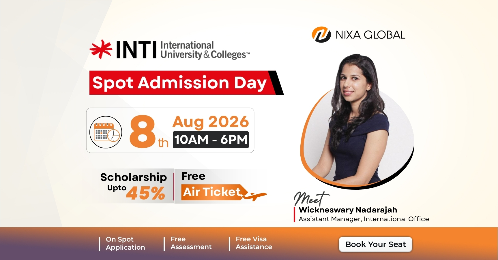 INTI International University - Spot Admission Day 2026